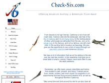 Tablet Screenshot of check-six.com